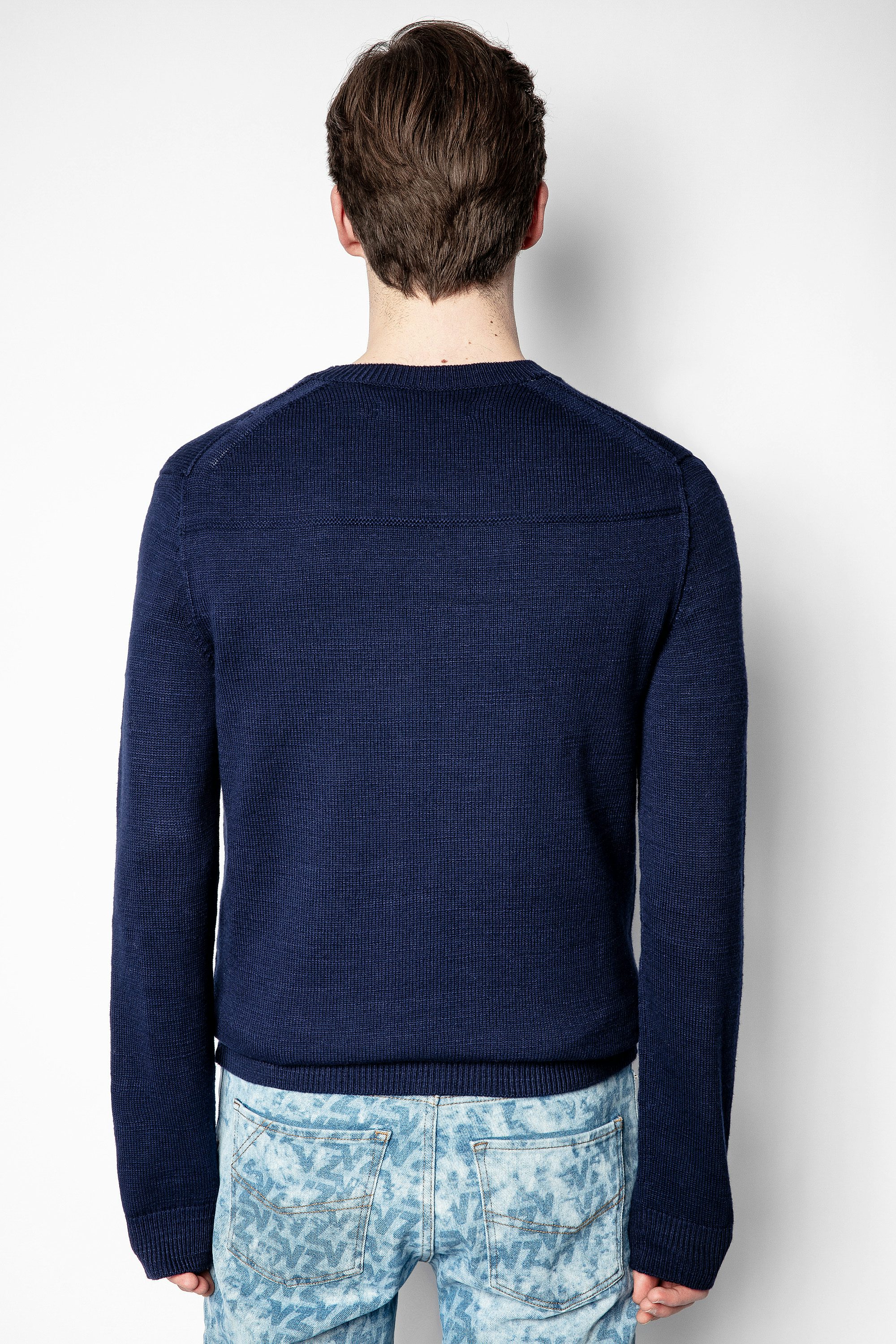 Jeremy Sweater - Zadig&Voltaire men’s navy blue sweater